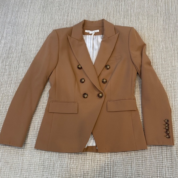 Veronica Beard Miller Dickey Jacket in Tan - Size 6 - Picture 3 of 10